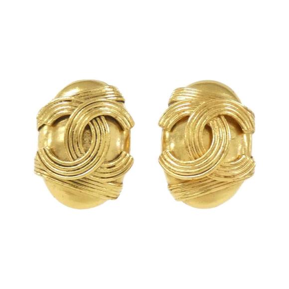 CHANEL Gold Earrings - Picture 1 of 3